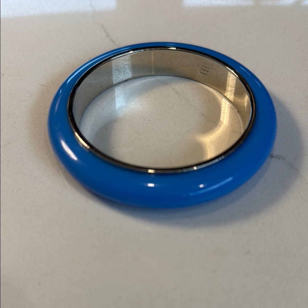 Blue Bangle Bracelet